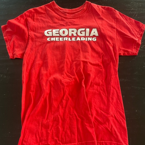 Tops - UGA Georgia bulldog cheer cheerleading T-shirt medium